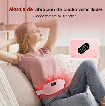 Cinturón Térmico Menstrual con Masaje – Alivio en 60 Segundos