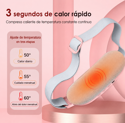 Cinturón Térmico Menstrual con Masaje – Alivio en 60 Segundos